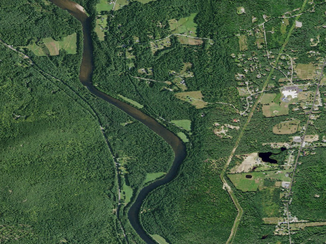 Aerial image of Scofield Flats Campsite 1 (Lake George Wild Forest)