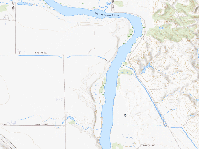 USGS topographic map of Scotia Canal WMA