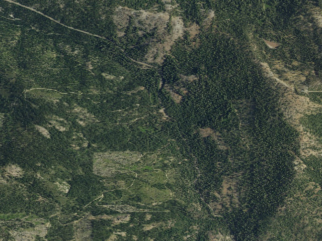 Aerial image of Scott Mountain