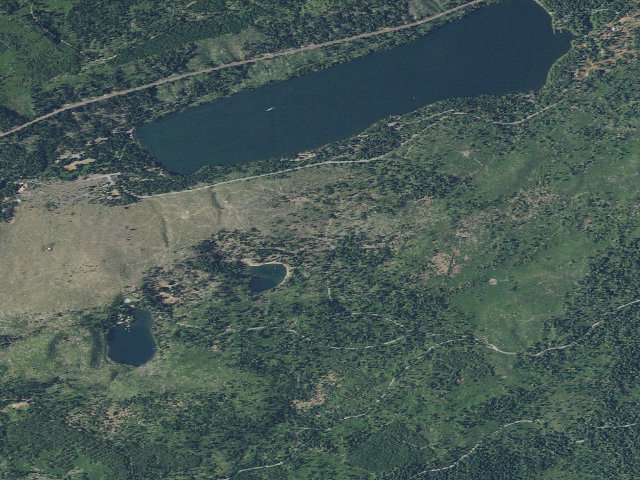 Aerial image of Scout Lake