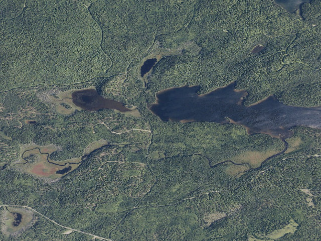 Aerial image of Scraggly West (Scraggly Lake Public Land)