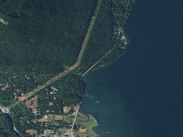 Aerial image of Seal Rock Campground
