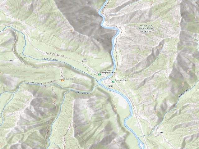 USGS topographic map of Secesh