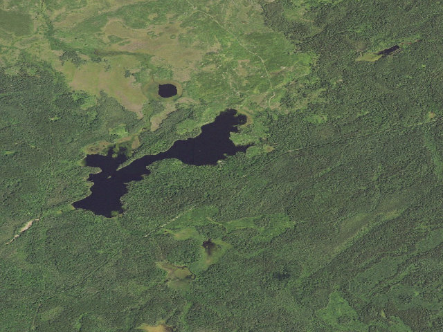 Aerial image of Section 29 Lake Campground