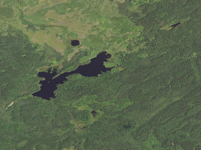 Aerial image of Section 29 Lake Rustic Campground