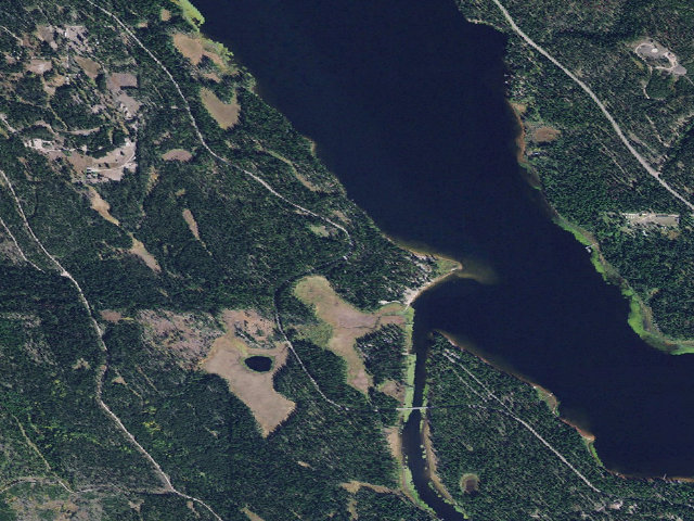Aerial image of Seeley Lake Campground Complex