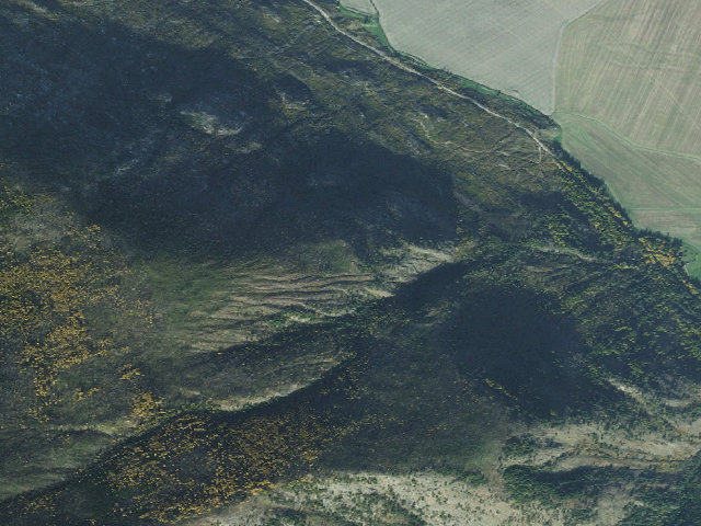 Aerial image of Selkirk Crest Wilderness Study Area