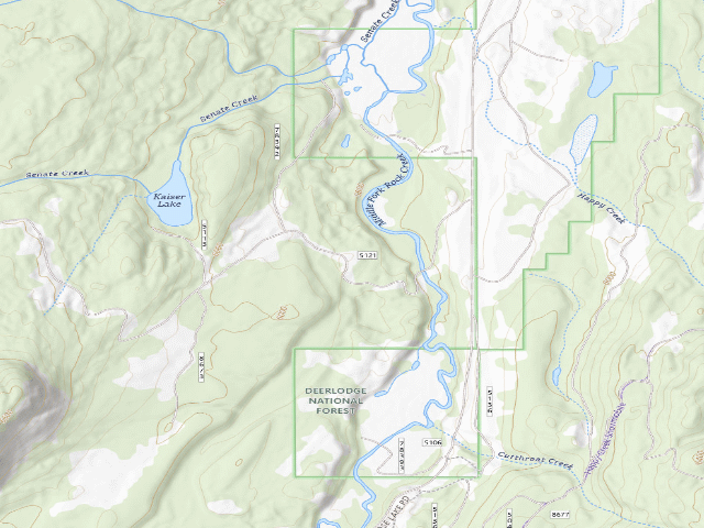 USGS topographic map of Senate Creek-004