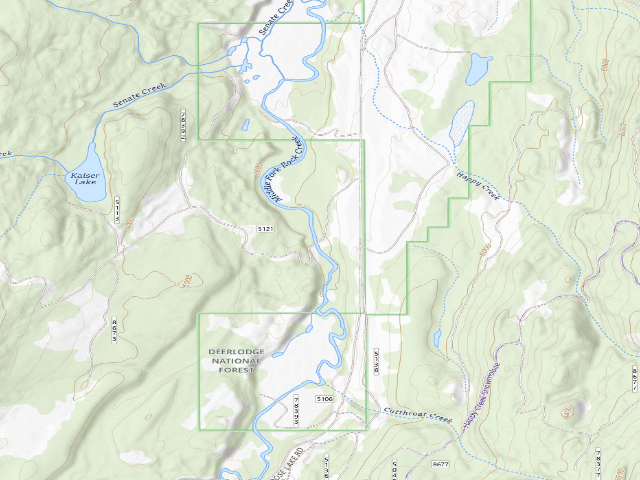 USGS topographic map of Senate Creek-005