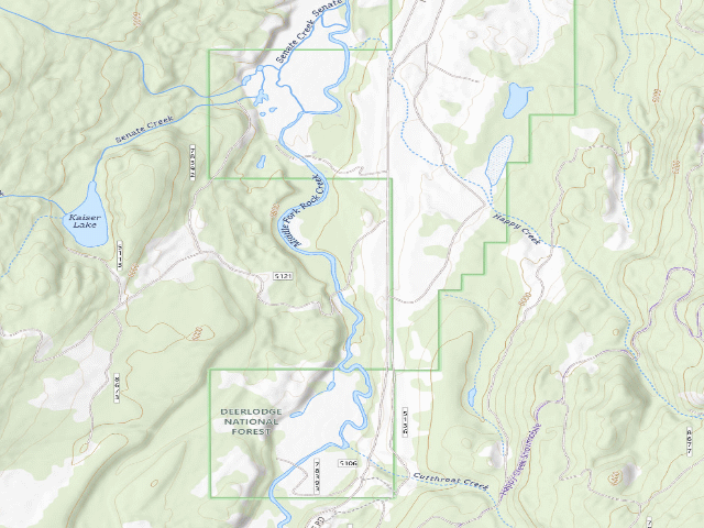USGS topographic map of Senate Creek-006