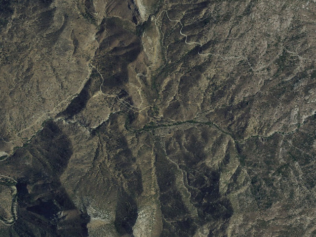 Aerial image of Sequoia National Forest