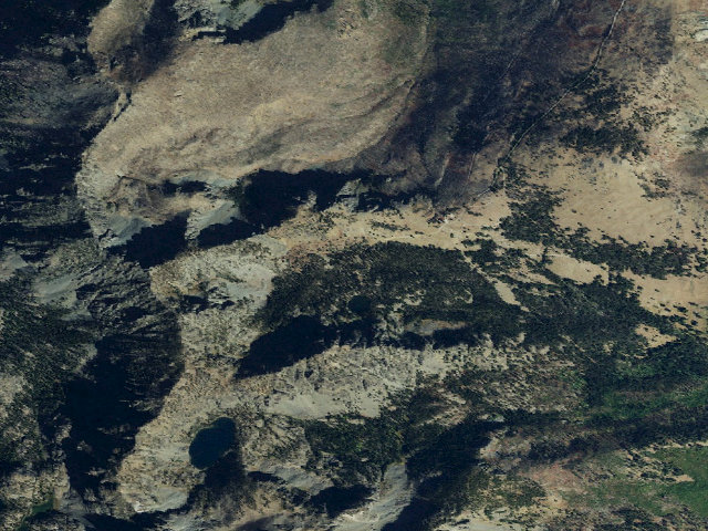 Aerial image of Seven Devils Campground