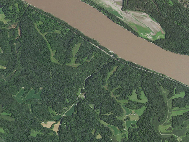Aerial image of Seventy-Six Conservation Area