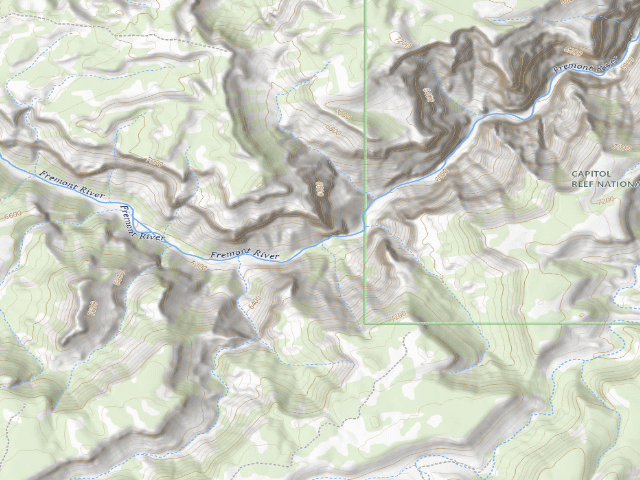 USGS topographic map of Sevier River