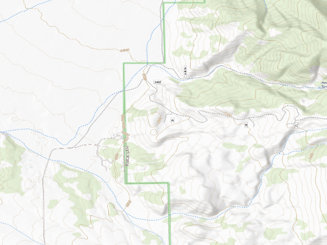 USGS topographic map of Shadow Upper 1A