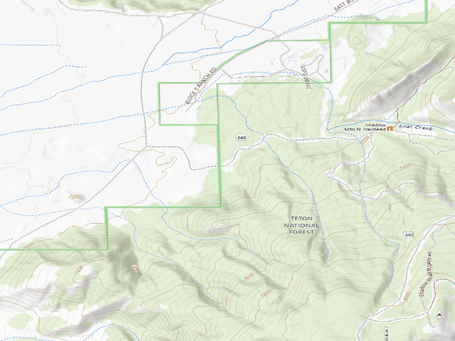 USGS topographic map of Shadow Upper 23B