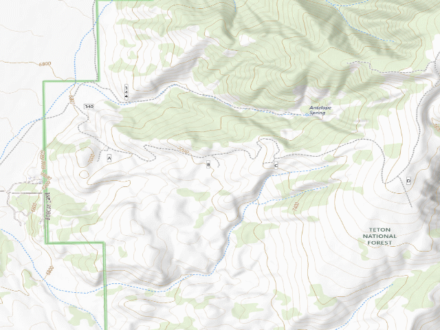USGS topographic map of Shadow Upper 3