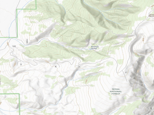 USGS topographic map of Shadow Upper 5