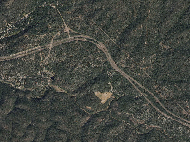 Aerial image of Sharp Creek Campground