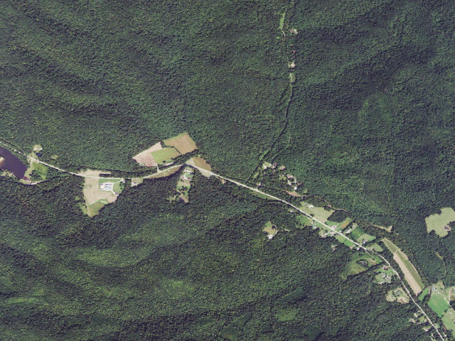 Aerial image of Shawnee State Forest Backpack Trail - Camp 3
