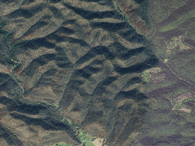 Aerial image of Shawnee State Forest Backpack Trail - Camp 5