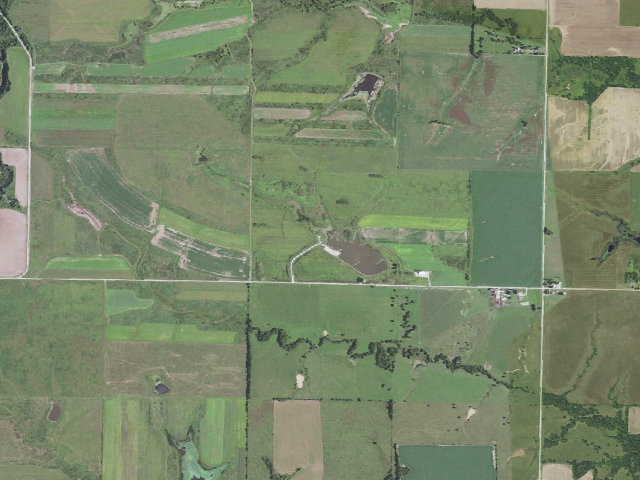 Aerial image of Shawnee Trail Conservation Area