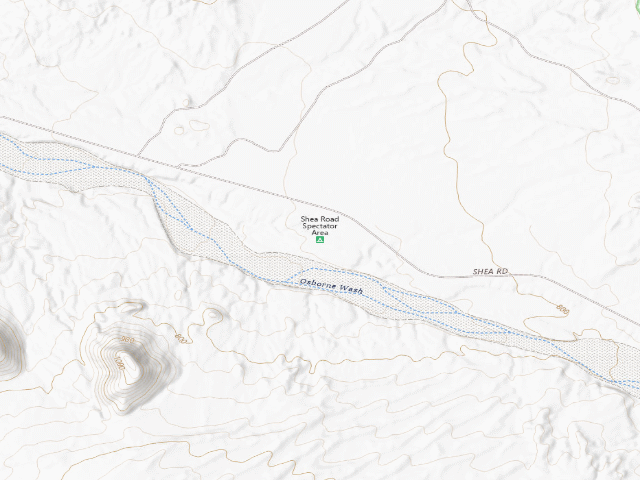 USGS topographic map of Shea Road Spectator Area
