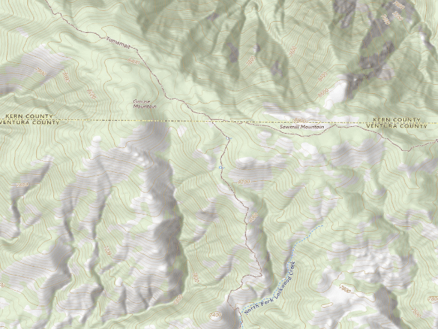 USGS topographic map of Sheep Camp