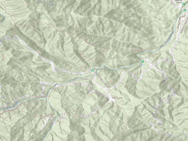 USGS topographic map of Sheep Camp