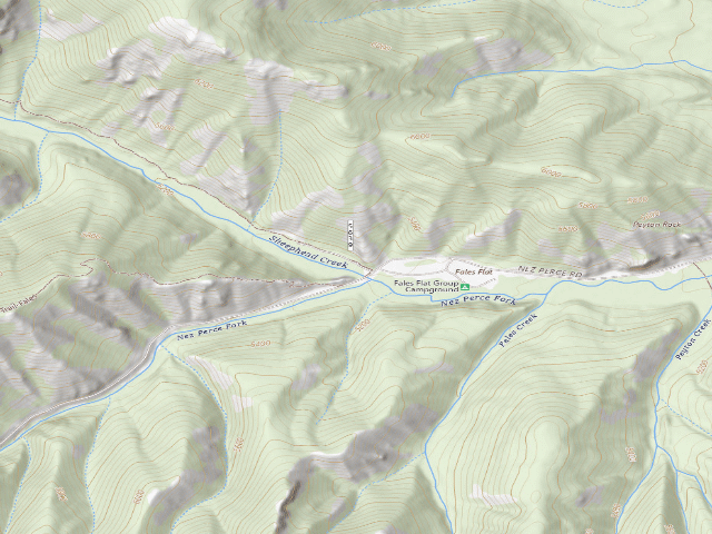 USGS topographic map of Sheep Head-A
