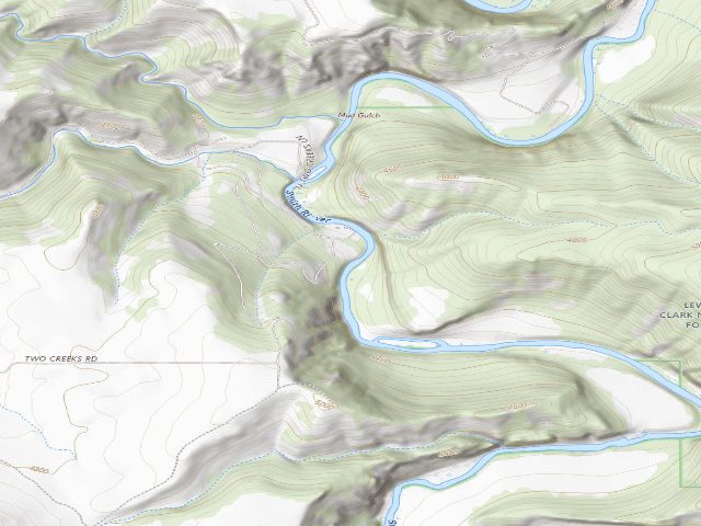 USGS topographic map of Sheep Wagon Boat Camp