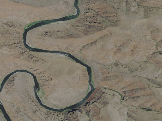 Aerial image of Shell Canyon
