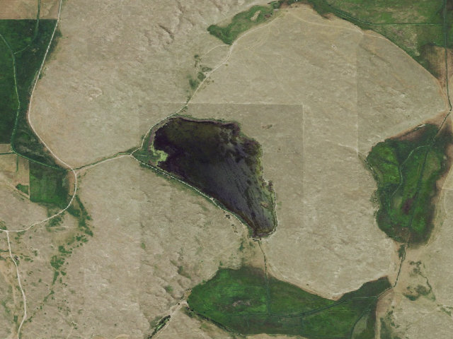 Aerial image of Shell Lake WMA