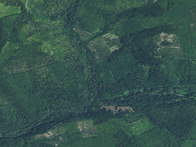 Aerial image of Shellrock Creek