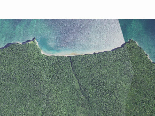 Aerial image of Shelter Ridge Campsite