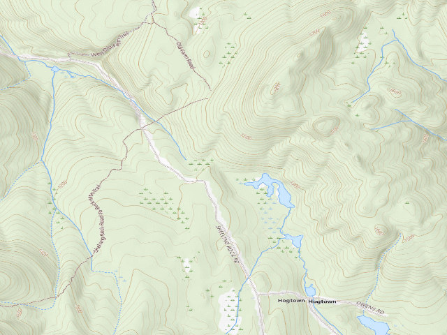 USGS topographic map of Shelving Rock Area Campsite 1 (Lake George Wild Forest)