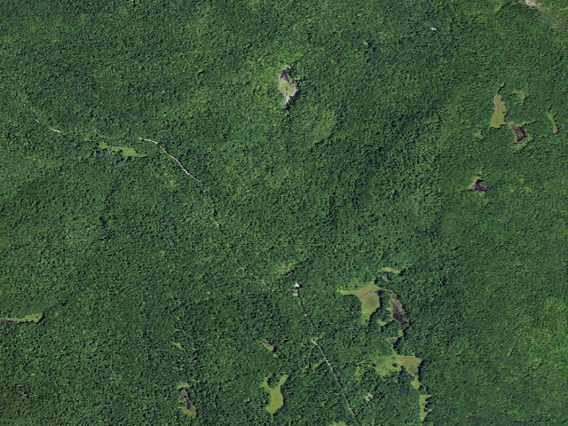 Aerial image of Shelving Rock Area Campsite 2 (Lake George Wild Forest)