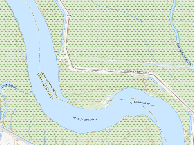USGS topographic map of Sherburne WMA primitive camping area 2