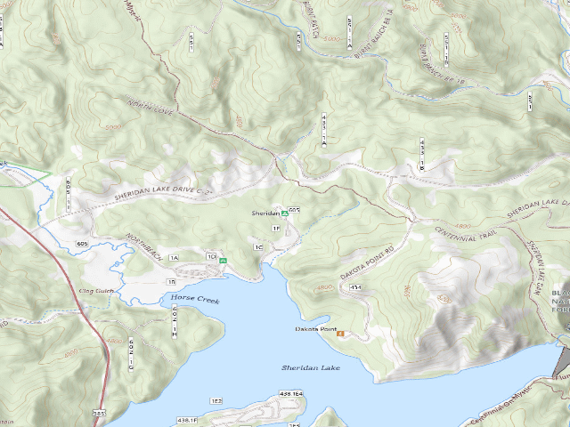 USGS topographic map of Sheridan