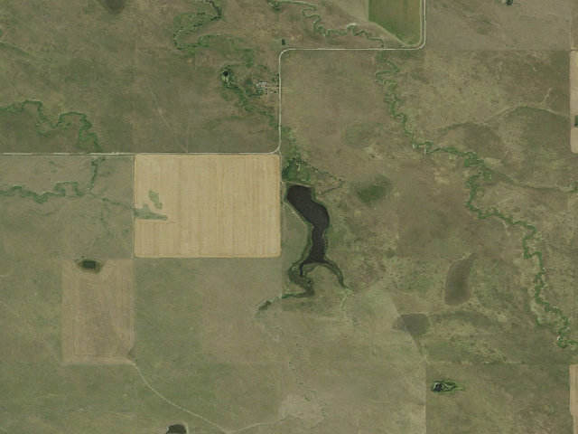 Aerial image of  Sherriff Dam Camping / Fishing Area