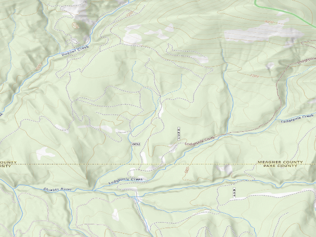 USGS topographic map of Shieldsloop13