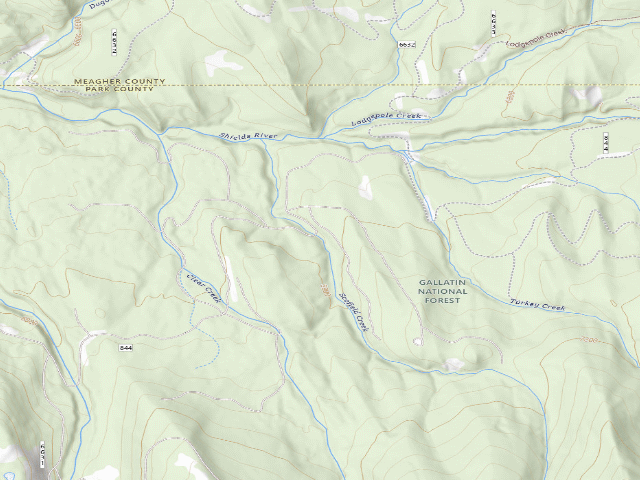 USGS topographic map of Shieldsloop21A