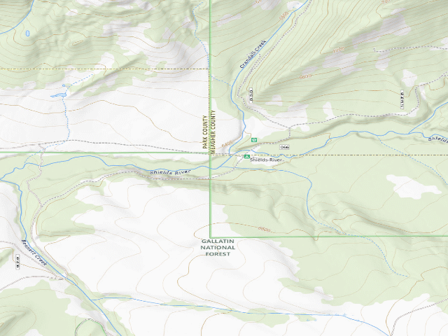 USGS topographic map of Shieldsloop39
