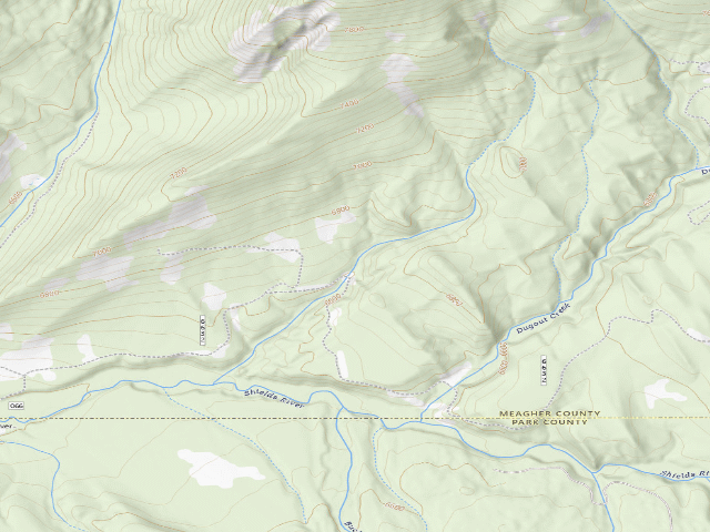USGS topographic map of Shieldsloop43