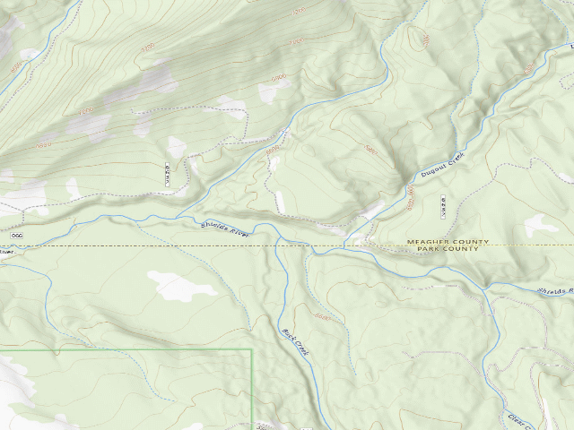 USGS topographic map of Shieldsloop44