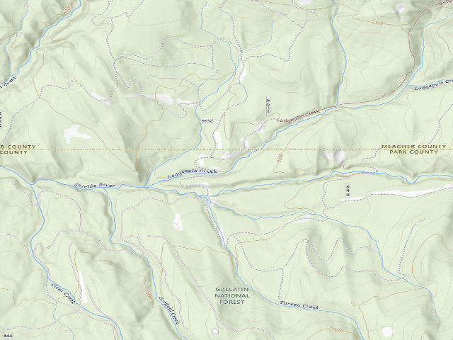 USGS topographic map of Shieldsloopl7