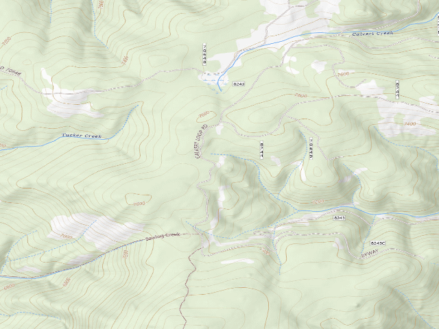 USGS topographic map of Shiny