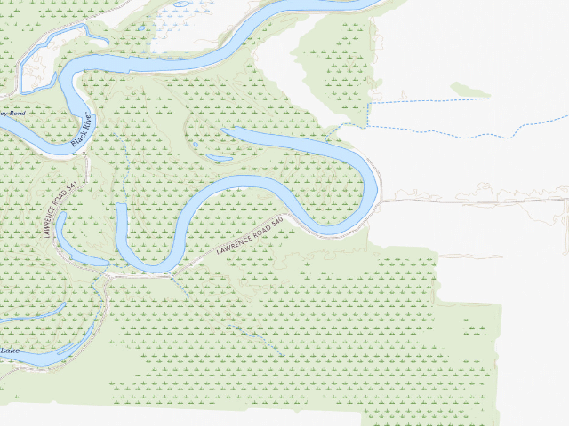 USGS topographic map of Shirey Bay Camping Area
