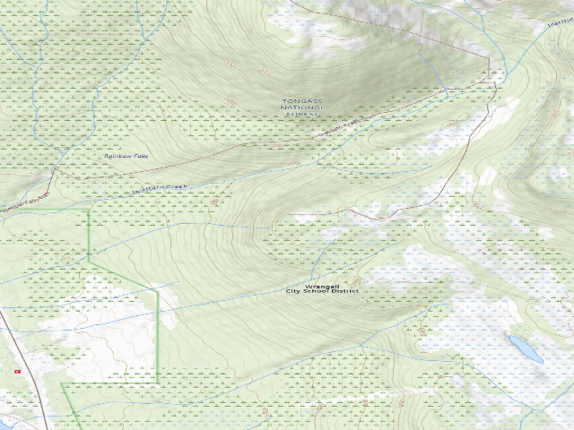 USGS topographic map of Shoemaker Bay Overlook Shelter