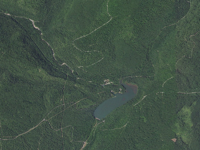 Aerial image of Shores Lake Recreation Area